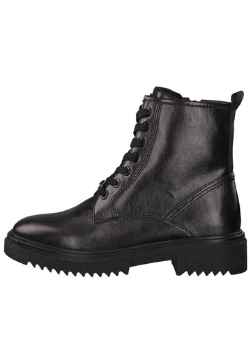 s.Oliver Stiefelette Textil Schwarz - surf4shoes