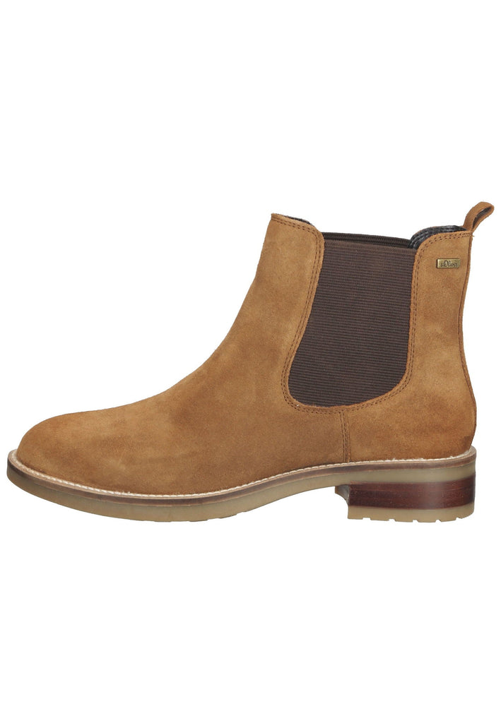 s.Oliver Stiefelette Leder Cognac - surf4shoes