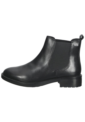 s.Oliver Stiefelette Leder Schwarz - surf4shoes