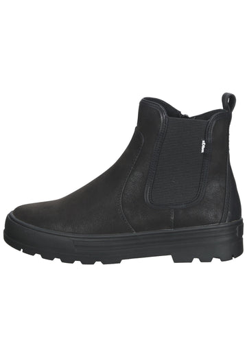 s.Oliver Stiefelette Textil Schwarz - surf4shoes