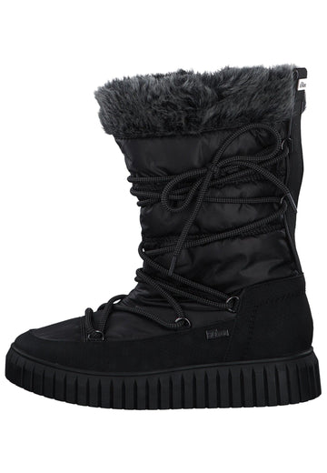 s.Oliver Stiefel Textil Schwarz - surf4shoes