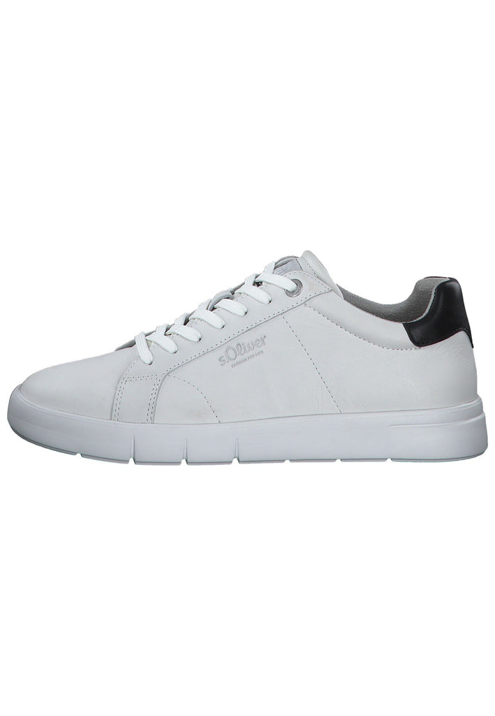 s.Oliver Sneaker Leder Weiß - surf4shoes