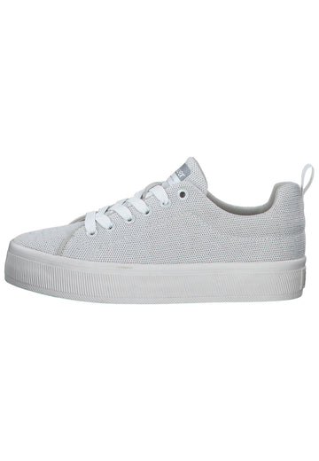 s.Oliver Sneaker Textil Weiß/Silber - surf4shoes