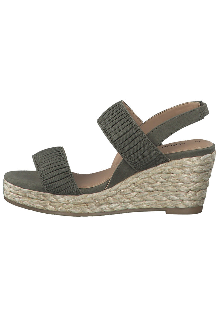s.Oliver Sandalen Textil Pistachio - surf4shoes