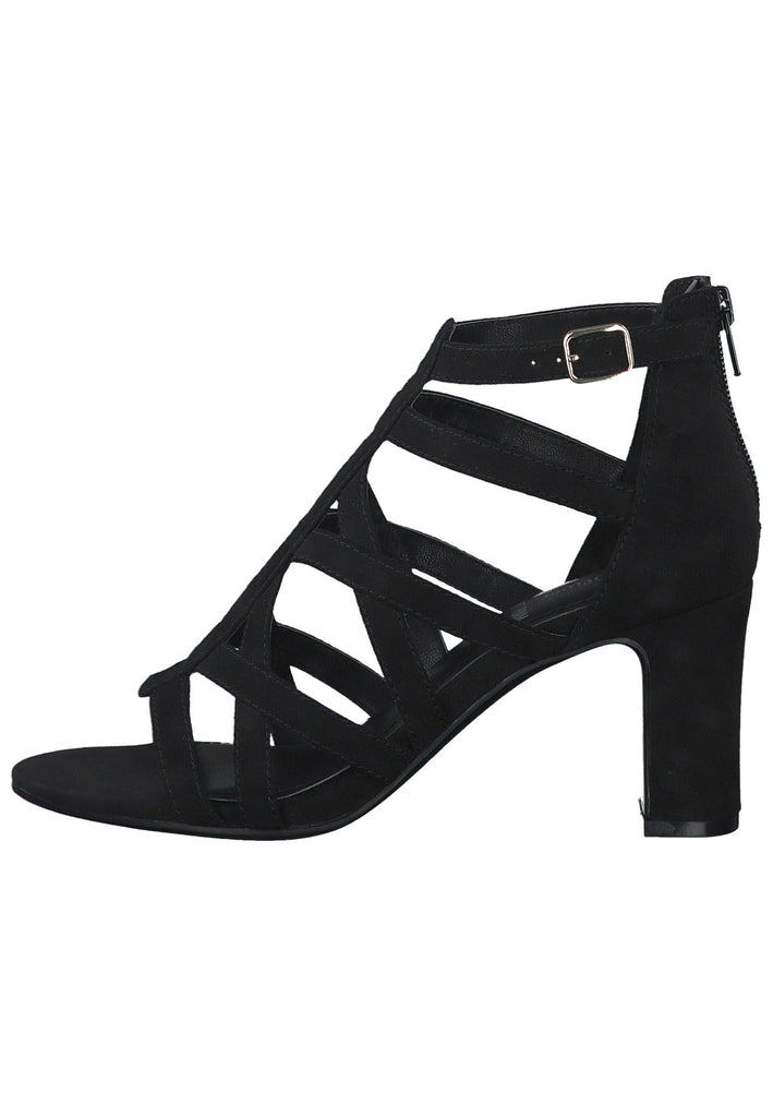 s.Oliver Sandalen Textil Schwarz - surf4shoes