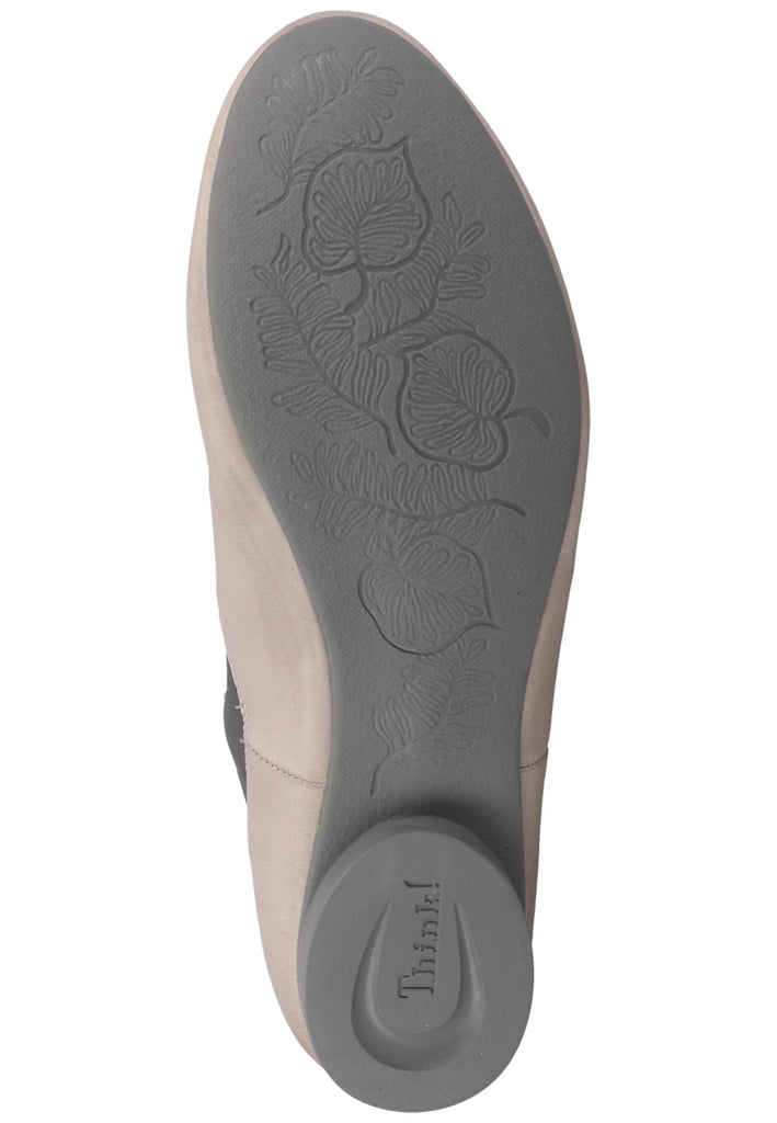 Think! Stiefelette Leder/Textil Grau - surf4shoes