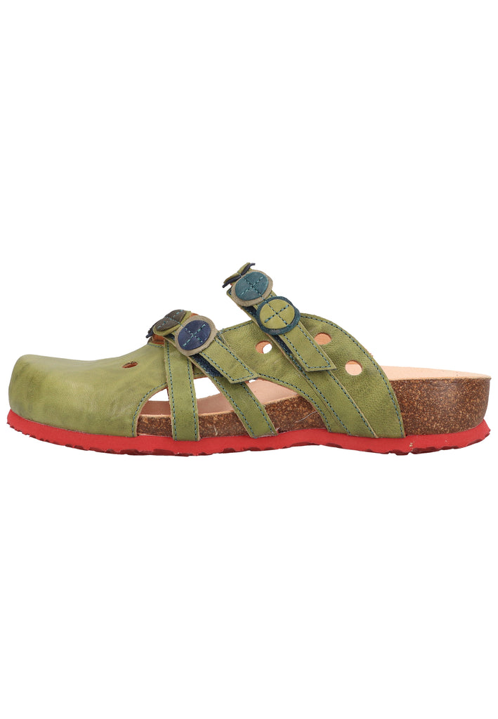 Think! Pantoletten Glattleder Apfel - surf4shoes