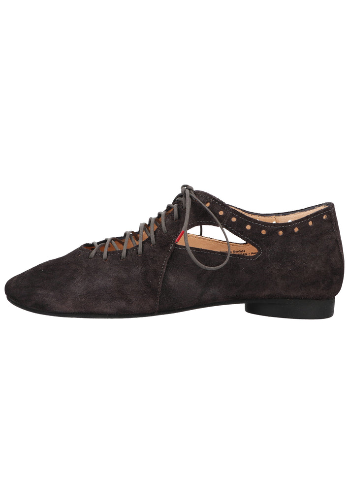Think! Halbschuhe Veloursleder Grau - surf4shoes