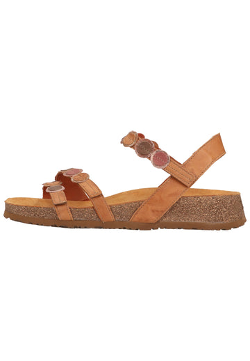 Think! Sandalen Glattleder Tan - surf4shoes
