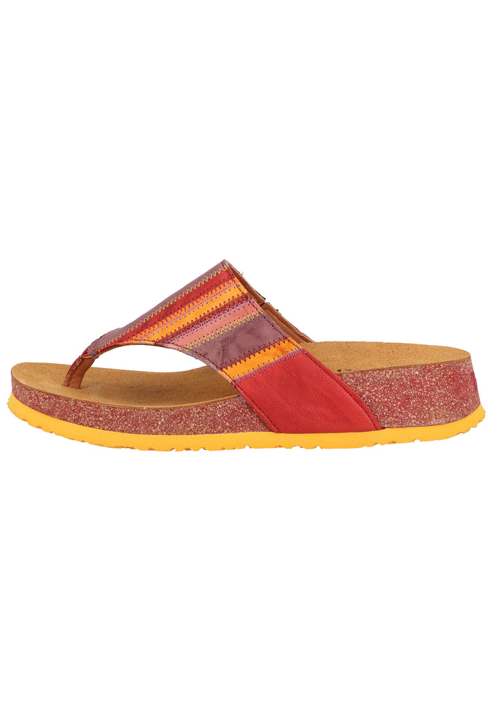 Think! Zehensteg Glattleder Rot - surf4shoes