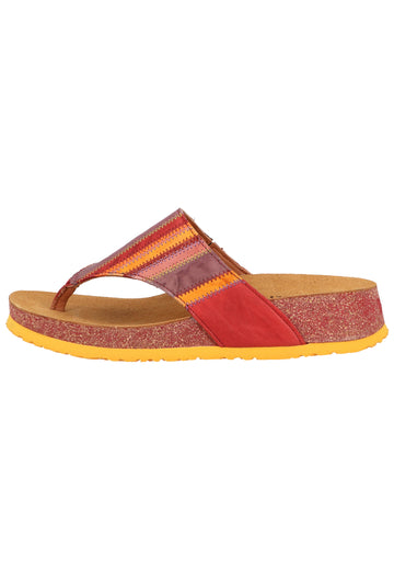 Think! Zehensteg Glattleder Rot - surf4shoes