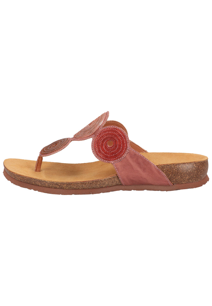 Think! Zehensteg Glattleder Rosa - surf4shoes