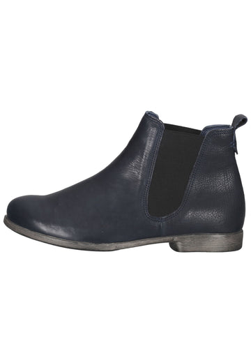 Think! Stiefelette Nappaleder Navy - surf4shoes