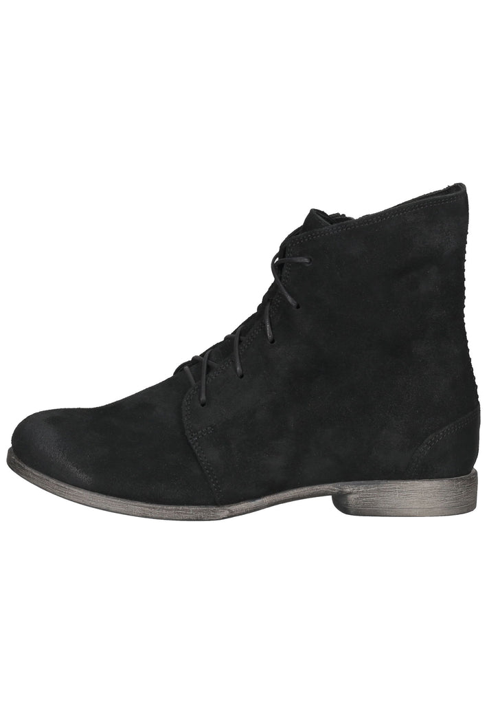 Think! Stiefelette Veloursleder Schwarz - surf4shoes