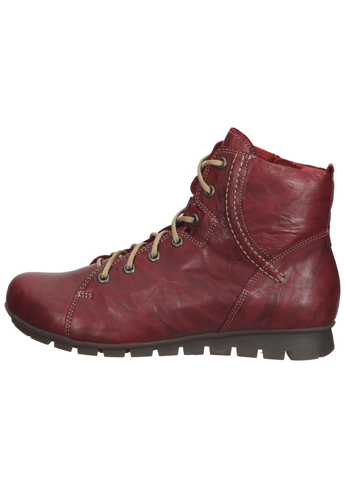 Think! Stiefelette Nappaleder Rot - surf4shoes
