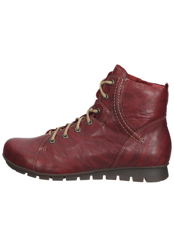 Think! Stiefelette Nappaleder Rot - surf4shoes