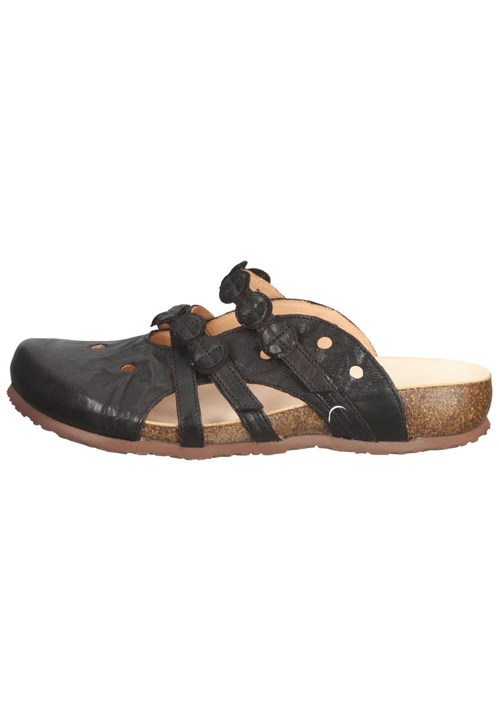 Think! Clogs Nappaleder Espresso - surf4shoes
