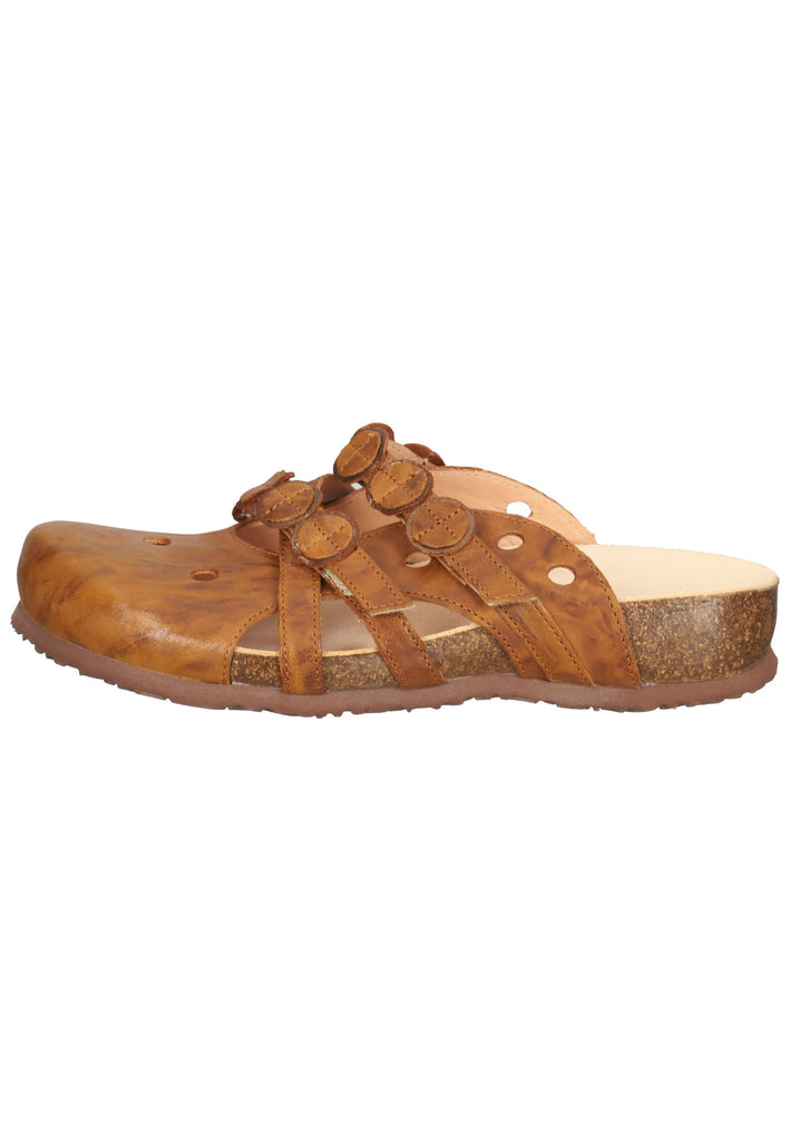 Think! Clogs Nappaleder Mustard - surf4shoes