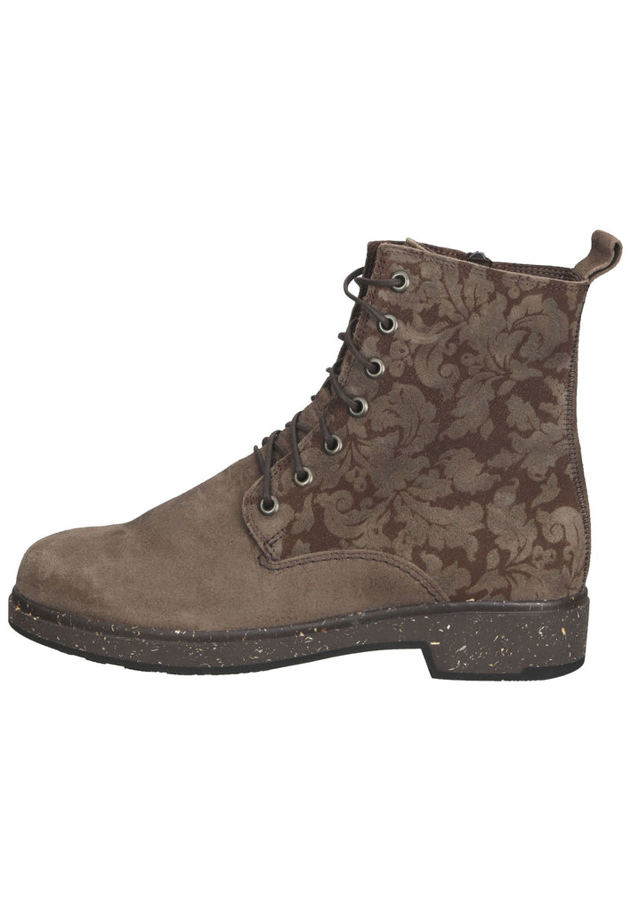 Think! Stiefelette Veloursleder Schwarz/Grau - surf4shoes