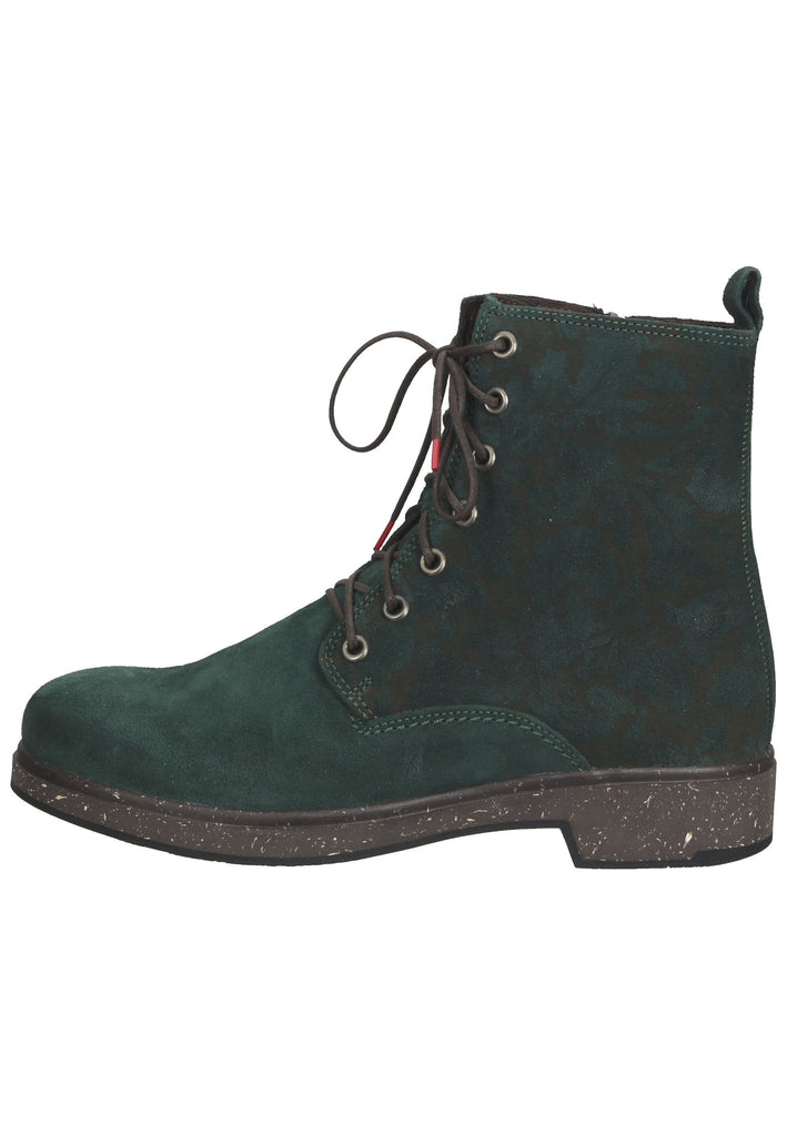 Think! Stiefelette Veloursleder Türkis - surf4shoes