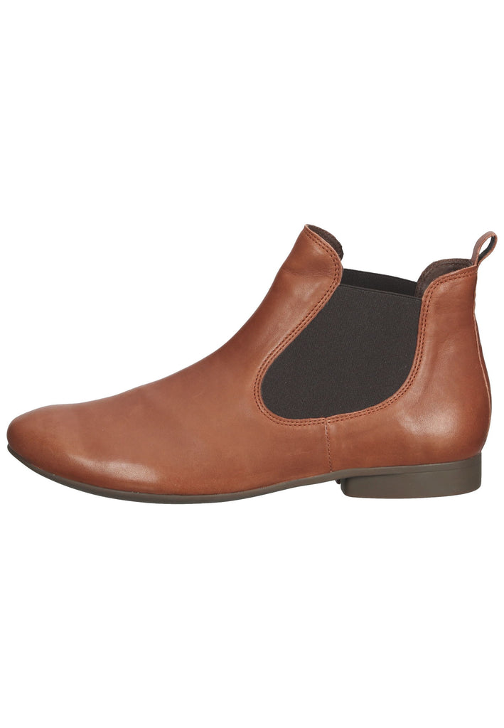 Think! Stiefelette Leder/Textil Cognac - surf4shoes