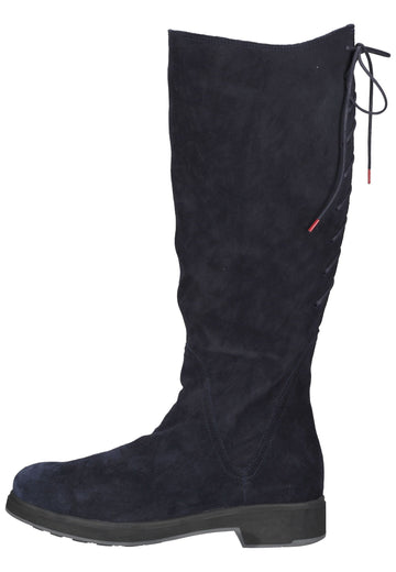 Think! Stiefel Nubukleder Dunkelblau - surf4shoes