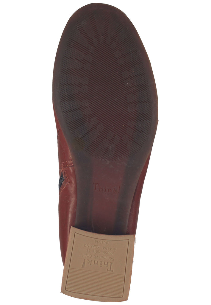 Think! Stiefelette Nappaleder Kastanie - surf4shoes