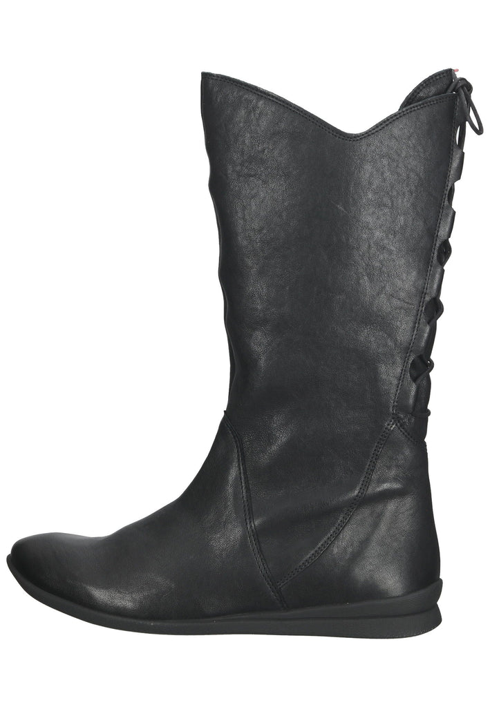 Think! Stiefel Nappaleder Schwarz - surf4shoes