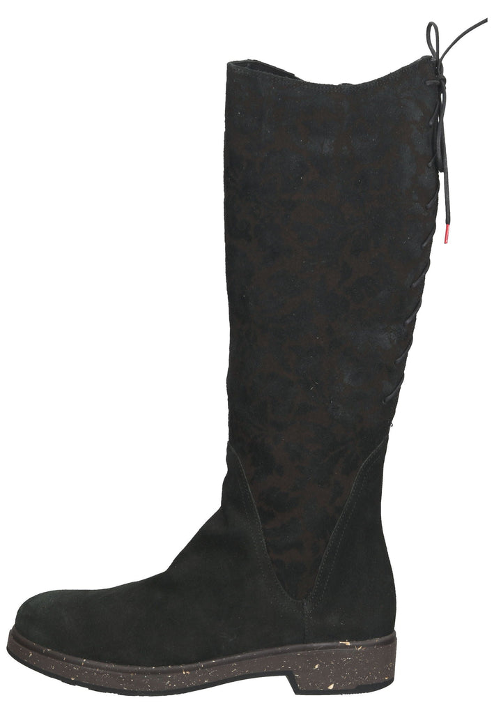 Think! Stiefel Veloursleder Schwarz - surf4shoes