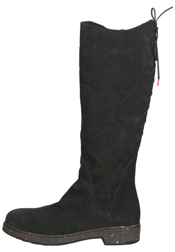 Think! Stiefel Veloursleder Schwarz - surf4shoes