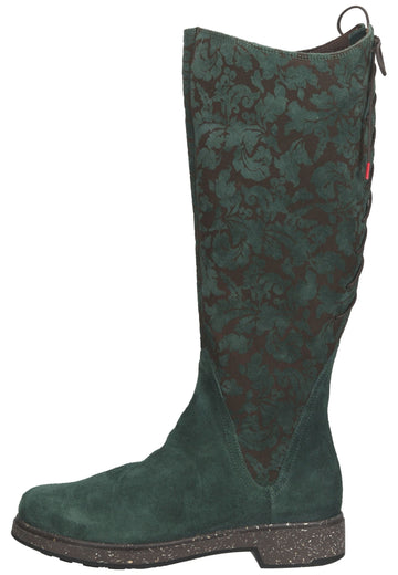 Think! Stiefel Veloursleder/Textil Schwarz/Türkis - surf4shoes
