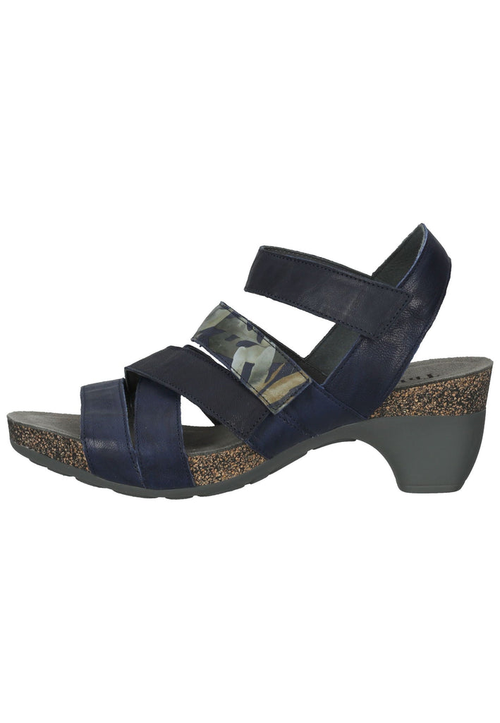 Think! Sandalen Glattleder Blau - surf4shoes