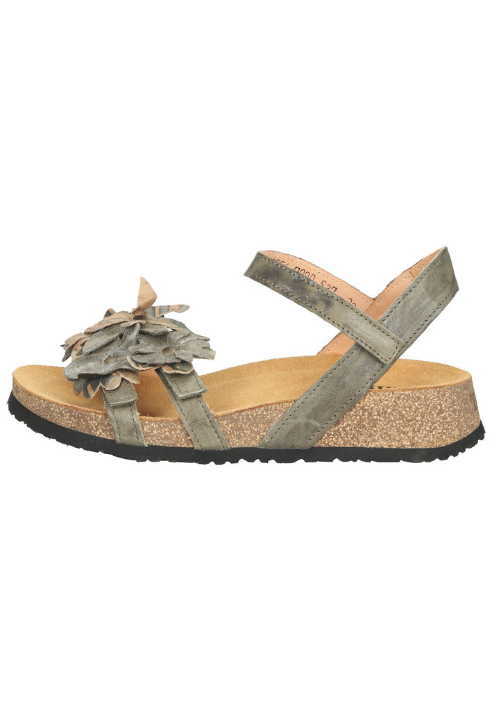 Think! Sandalen Glattleder Grün - surf4shoes