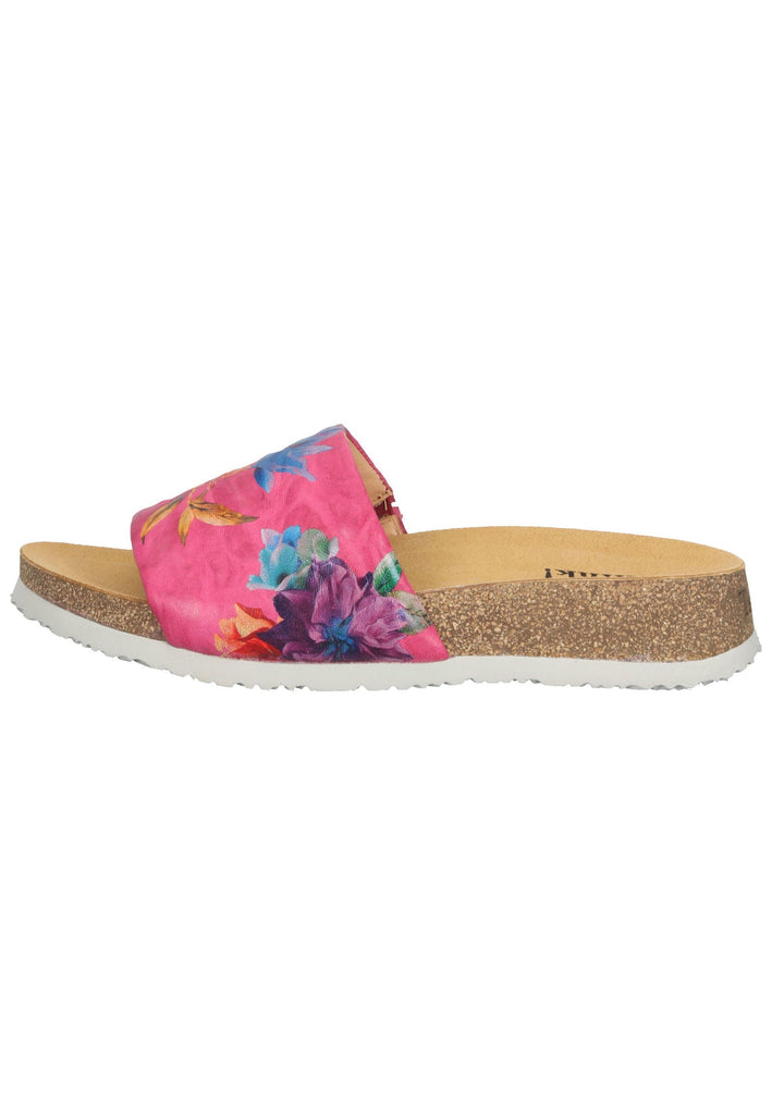 Think! Pantoletten Glattleder Pink - surf4shoes