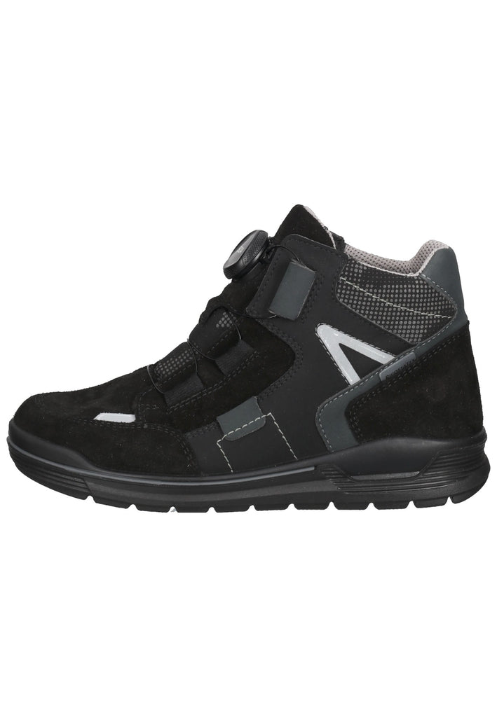 Ricosta Sneaker Leder/Textil Schwarz/Grau - surf4shoes