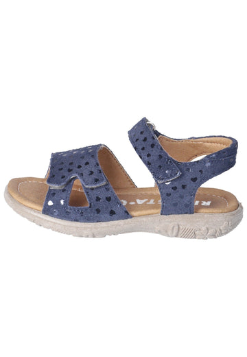 Ricosta Sandalen Veloursleder Dunkelblau - surf4shoes