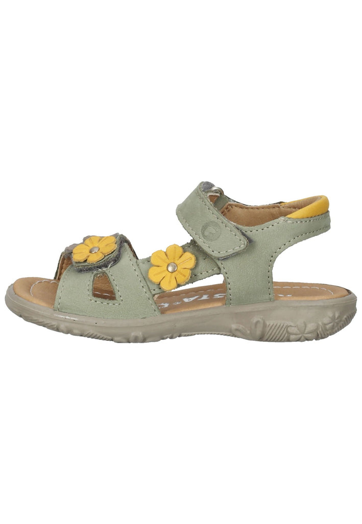 Ricosta Sandalen Nubukleder Grün - surf4shoes