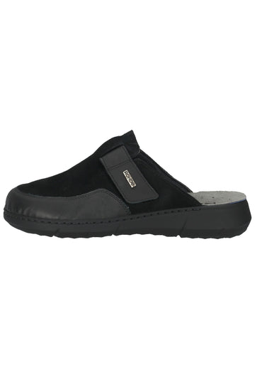 Rohde Clogs Nappaleder Schwarz - surf4shoes