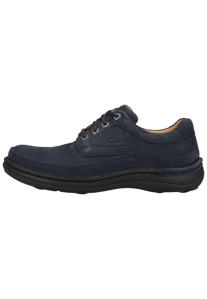 Clarks Sneaker Nubukleder Blau - surf4shoes