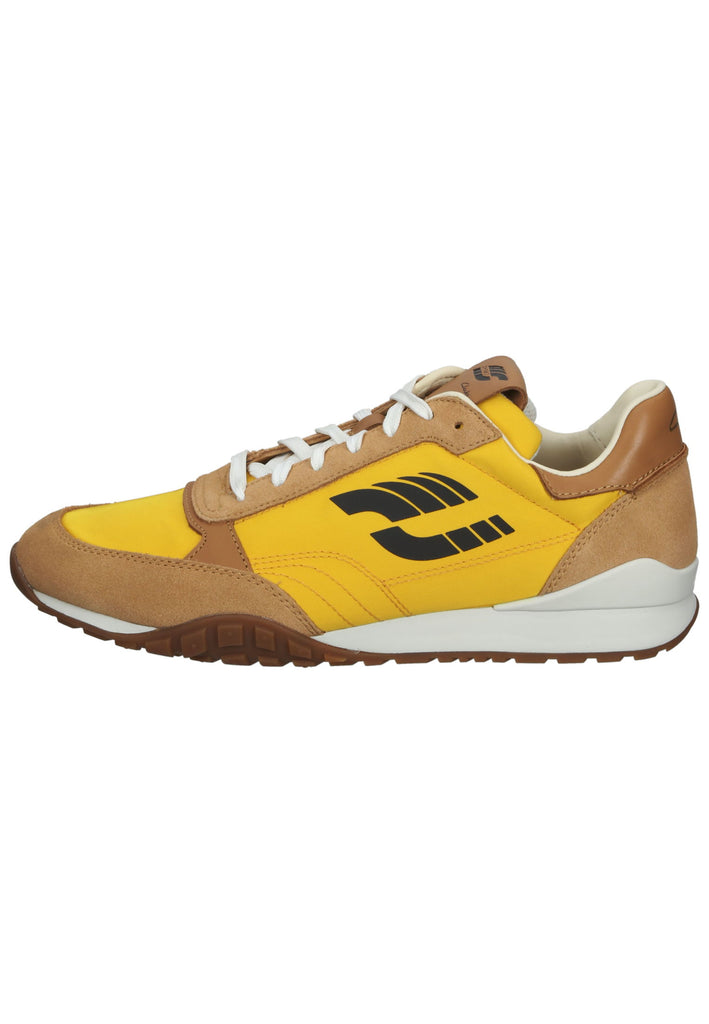 Clarks Sneaker Leder/Textil Braun/Gelb - surf4shoes