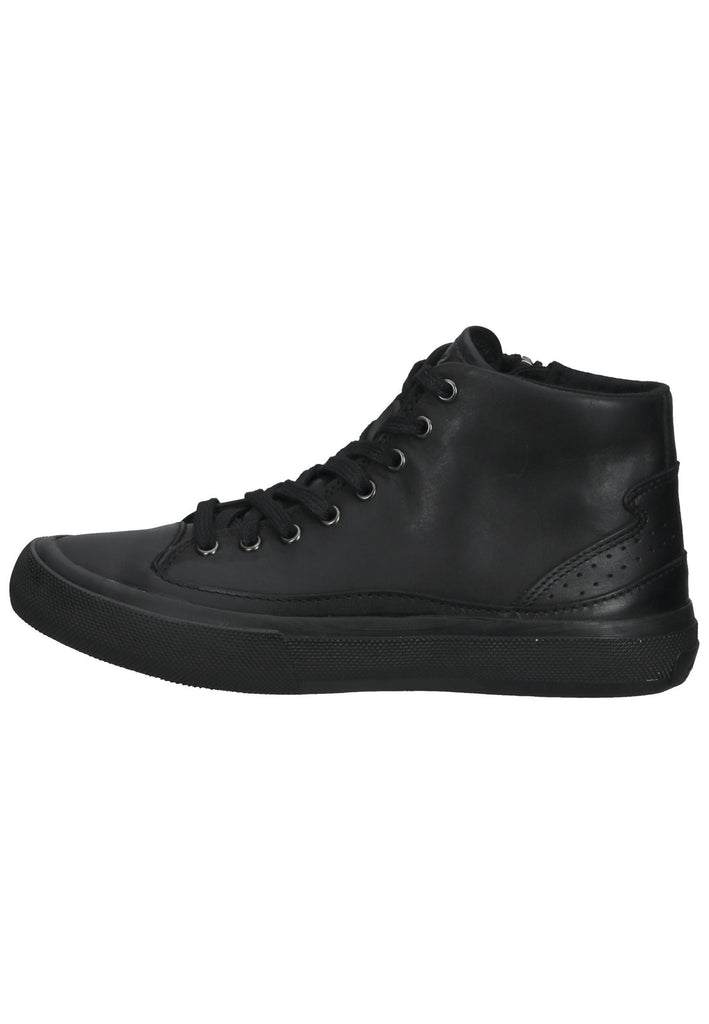 Clarks Sneaker Leder Schwarz - surf4shoes