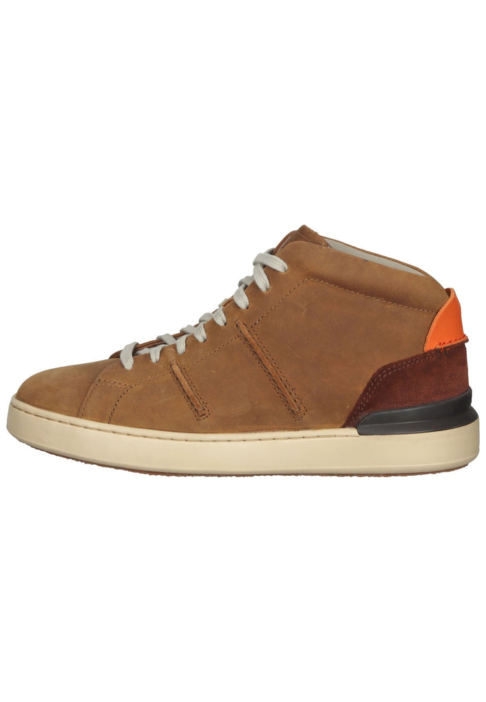 Clarks Sneaker Leder Tan - surf4shoes