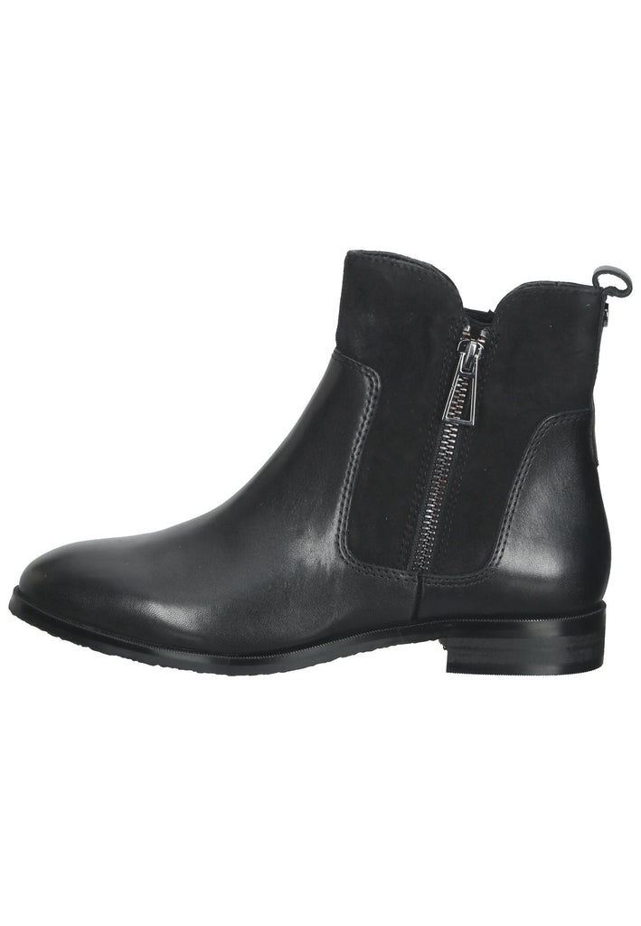 Caprice Stiefelette Leder Schwarz - surf4shoes