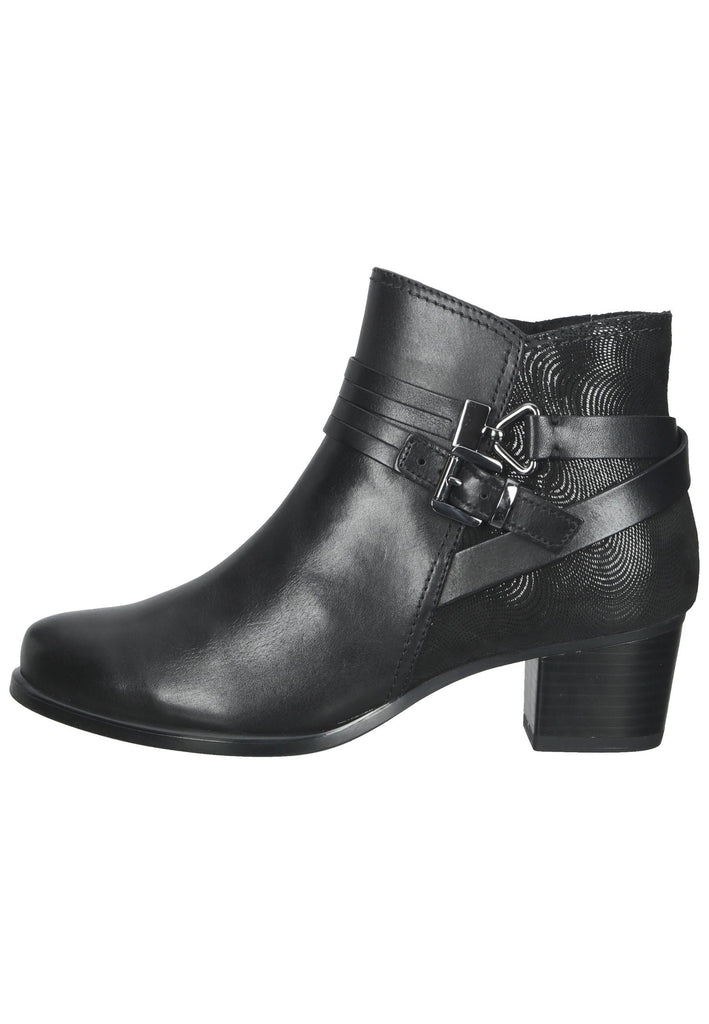 Caprice Stiefelette Leder Schwarz - surf4shoes
