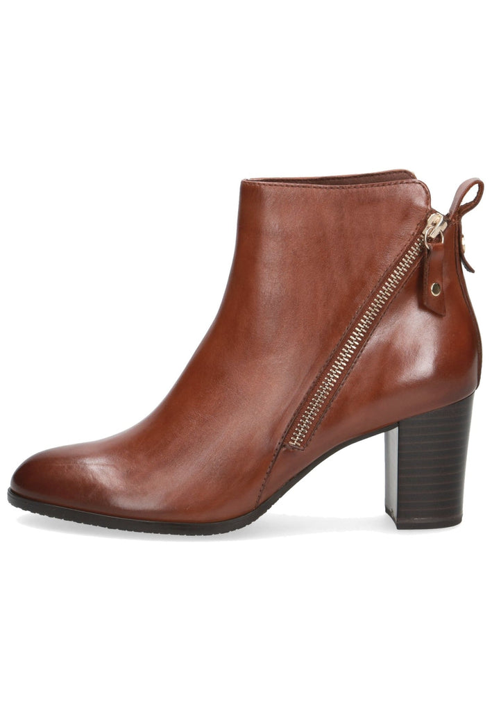 Caprice Stiefelette Nappaleder Cognac - surf4shoes