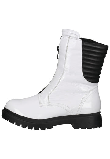 Caprice Stiefelette Leder Weiß - surf4shoes