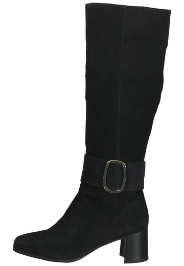 Caprice Stiefel Veloursleder Schwarz - surf4shoes