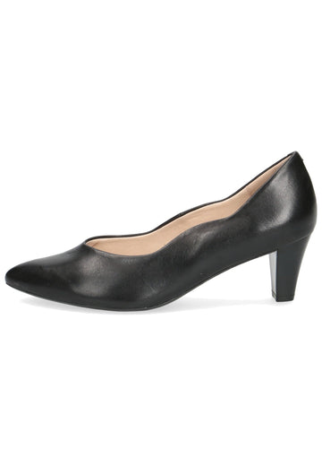 Caprice Pumps Nappaleder Schwarz - surf4shoes