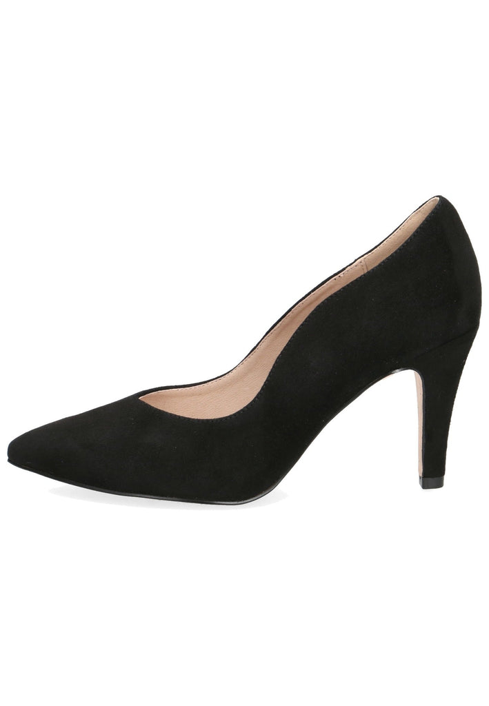 Caprice Pumps Veloursleder Schwarz - surf4shoes