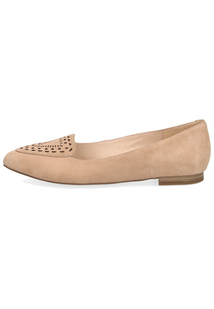 Caprice Ballerinas Veloursleder Desert - surf4shoes